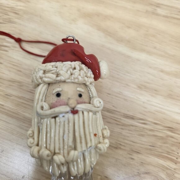 icicle vintage Santa Claus ornaments 6.5 Inches Tall - Picture 3 of 6